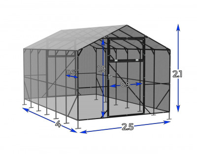 Szklarnia DOMEK ogrodowa