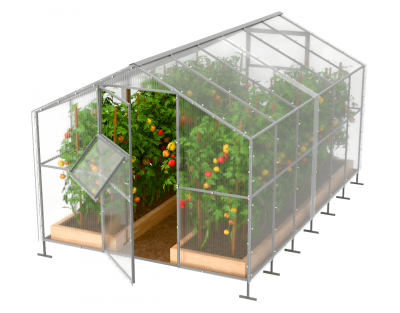 Szklarnia DOMEK – solidna i funkcjonalna szklarnia z poliwęglanu