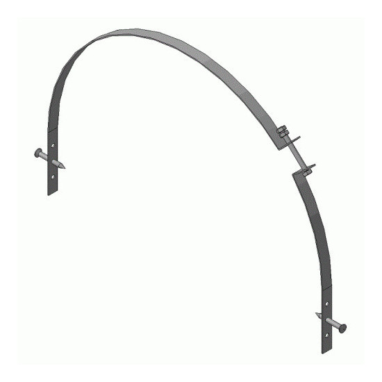 Taśma stalowa ściągająca do stabilizacji konstrukcji szklarni z poliwęglanu 2